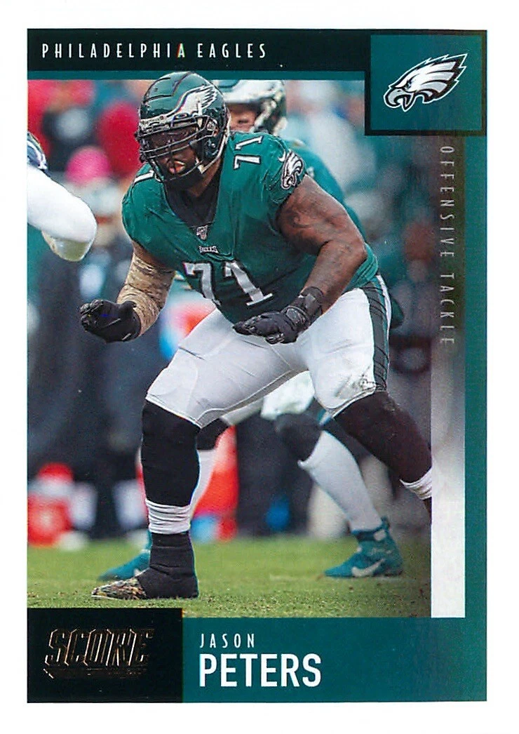Jason Peters 2020 Panini Score Football Base Card 187