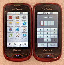 2X Pantech Hotshot CDM8992VW - Red and Black  Verizon  Smartphone
