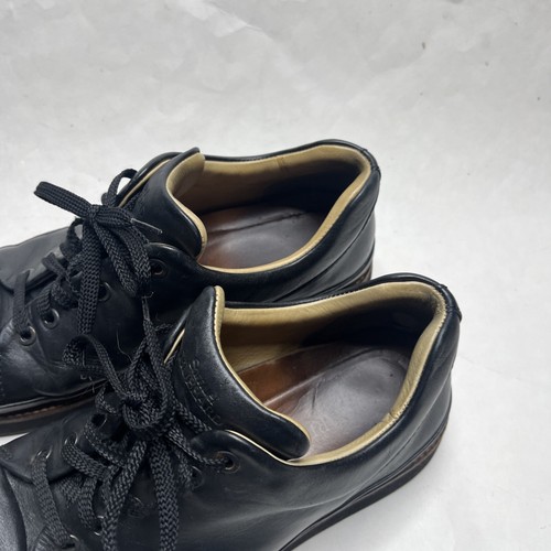 Samuel Hubbard DressFast Dress Sneaker Nero Pelle Casual Cap Toe Uomo Taglia 9,5 - Foto 4 di 12