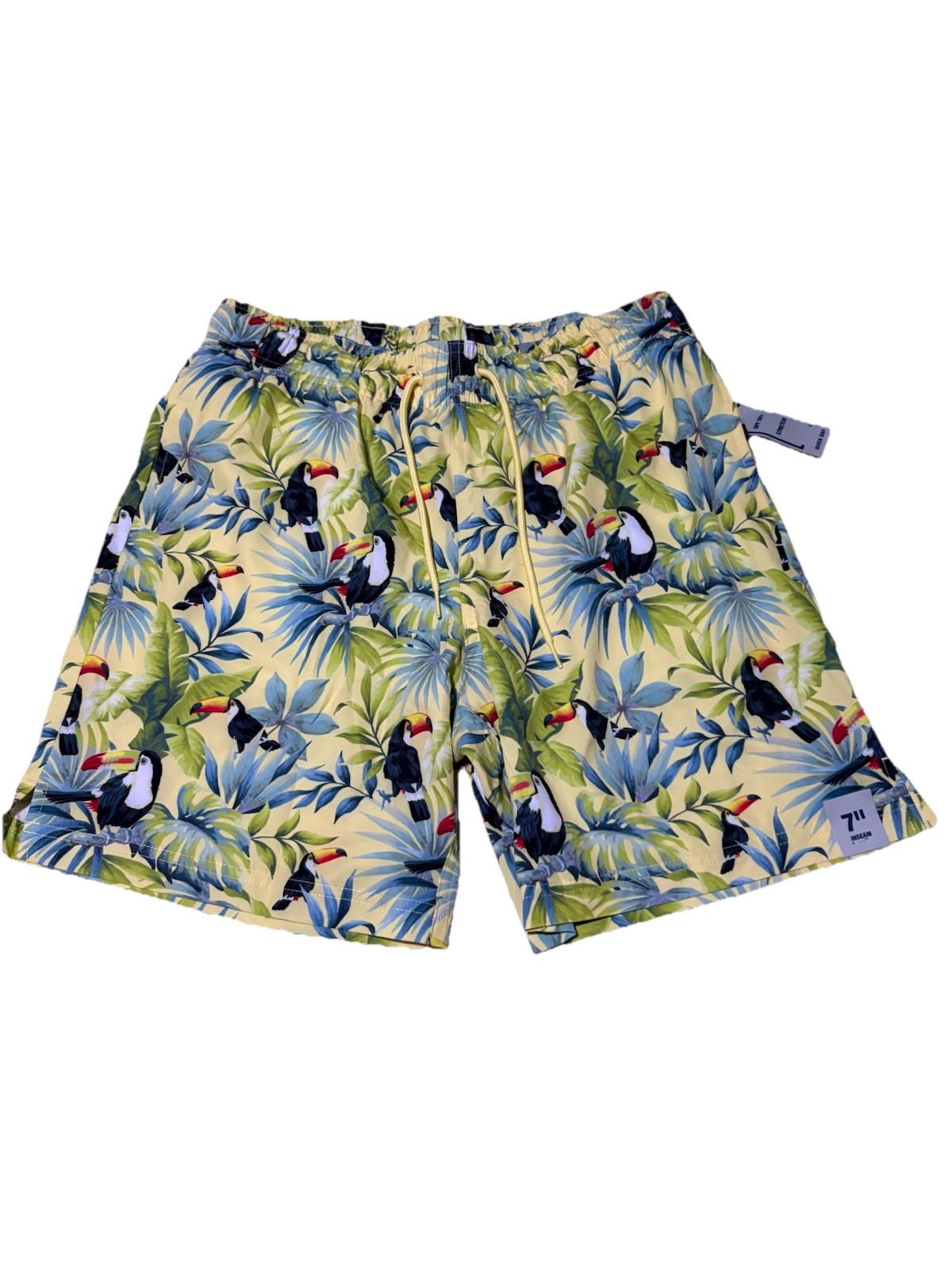 George Swim Trunks Mens M 32-34 Toucan Tropical 7