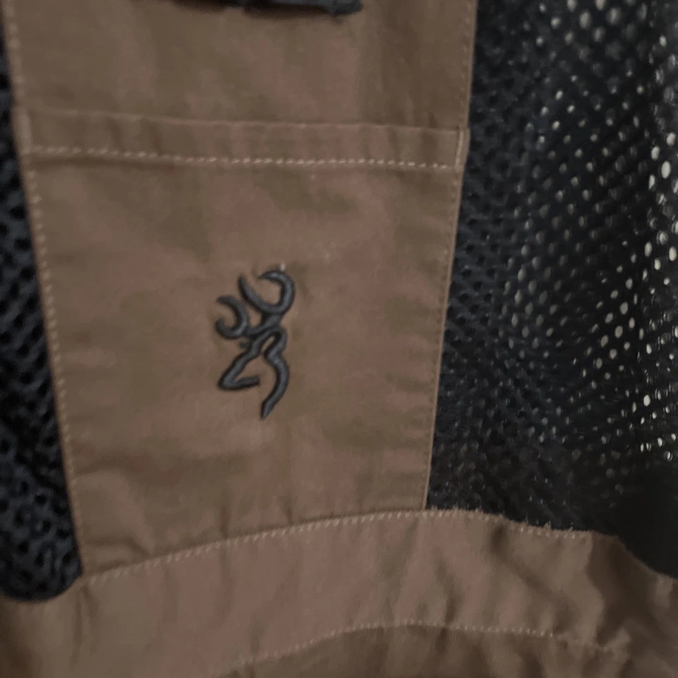 Browning Trapper Creek Mesh Shooting Vest-Clay - Image 2 of 4