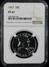1957 Franklin Proof Half Dollar 50c NGC PF67