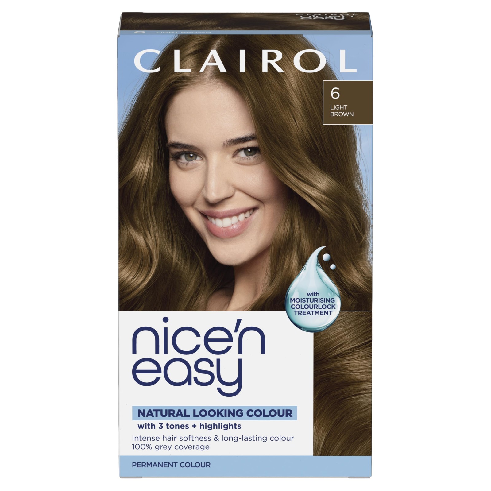 Clairol Nice' N Easy Permanent Hair Dye 6 Light Brown - Image 6