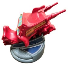 Eternia Red Laser Blaster gun w/base MOTU Part Vintage