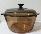 VTG Corning Ware Visions 5 Quart V-5-B Dutch Oven Roaster w/ Lid France Pyrex