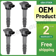 4 Ignition Coils Pack UF532 For 2004-2012 Mitsubishi Galant l4 2.4L