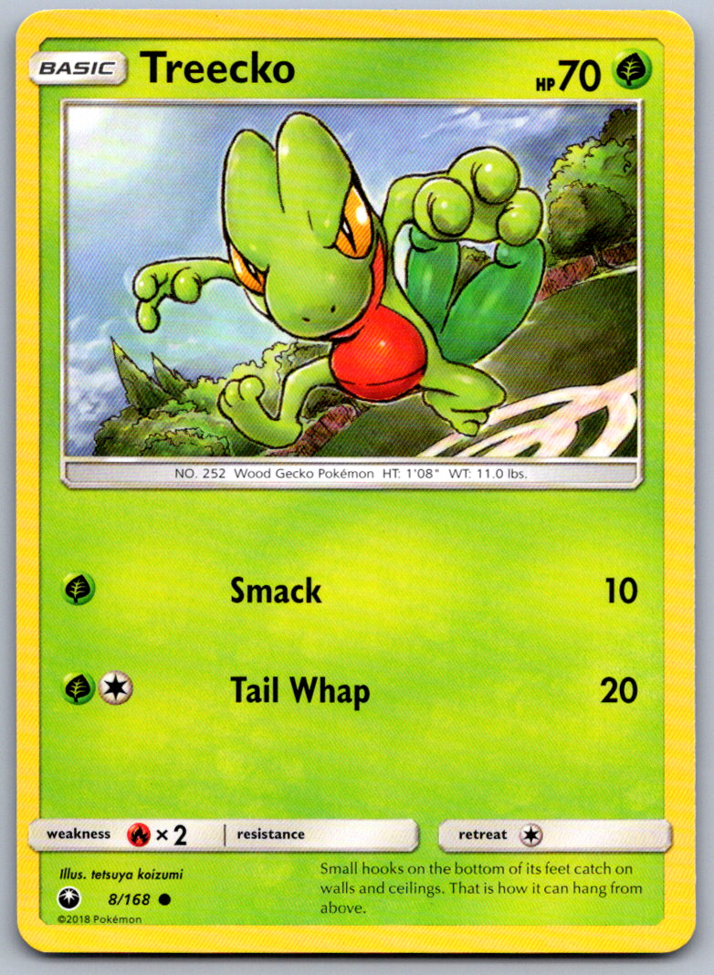 Treecko (8) SM - Celestial Storm NM Common 8/168