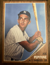 NEW YORK YANKEES: Joe Pepitone Custom Modern 1962 Style Art Card
