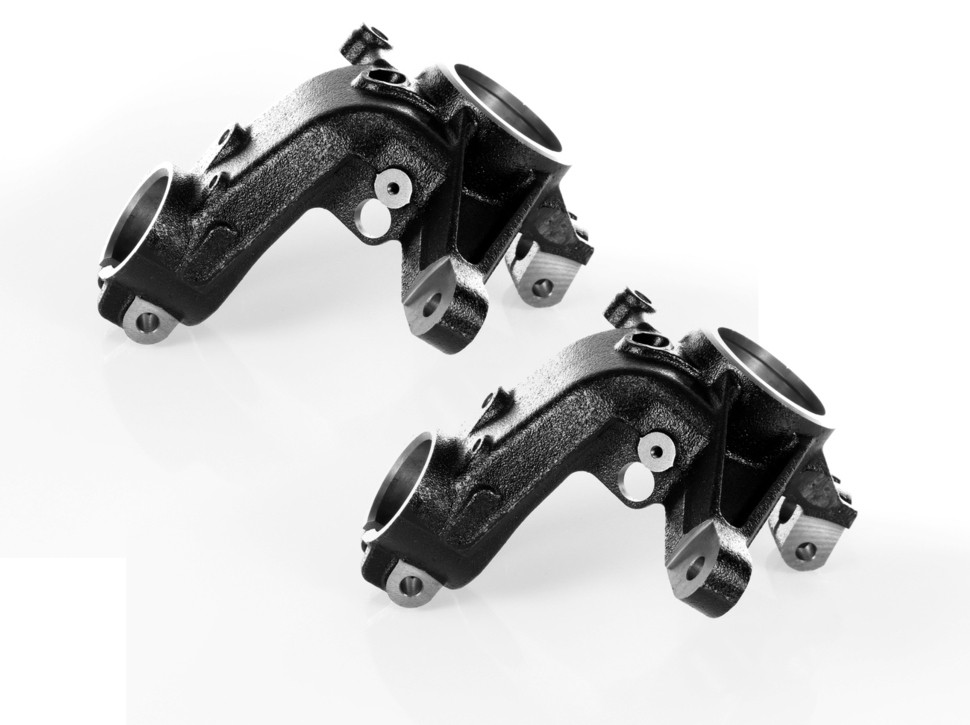 2x Steering Knucles Front Right and Left for PEUGEOT 206 (2A/C) 1998-2006