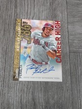 DAVID PERALTA 2015 TOPPS CAREER HIGH AUTOGRAPHED ROOKIE CARD CHA-DP. DBACKS.