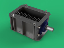 XL 3.3 Plastic Shredder Box + Motor - Stainless Steel - Industrial