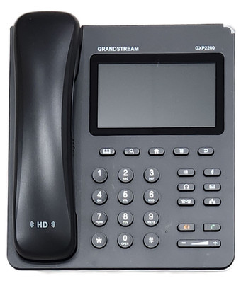 Grandstream GXP2200 Office IP Phone - Black (w/ Stand, Handset & Cord)