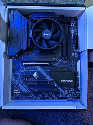 MSI MAG B550 TOMAHAWK MAX WIFI ATX AM4 w/ Ryzen 5000 CPU