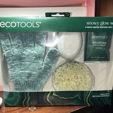 ECOTOOLS 4Pc Snowy Glow Limited Edition Gift Set NIB