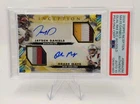 2024 Topps Inception Drake Maye Jayden Daniels Dual Rookie Relic Auto Gold /15