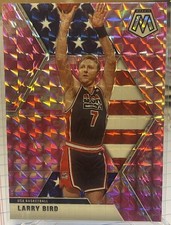 2019-20 Panini Mosaic Mosaic Pink Camo #254 Larry Bird USA Celtics