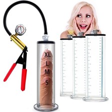 Male Vacuum Penis Pump Men Penile Erection Enhancer Trainer Enlargement Cylinder