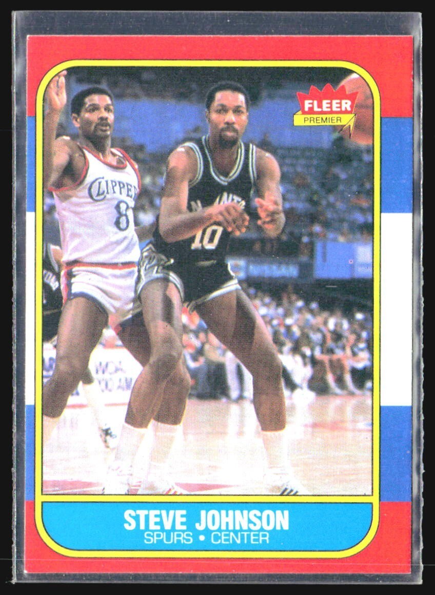 1986-87 Fleer - Steve Johnson #55