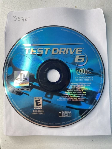 Test Drive 6 (Sony PlayStation 1, PS1) DISC ONLY | NO TRACKING | 3595