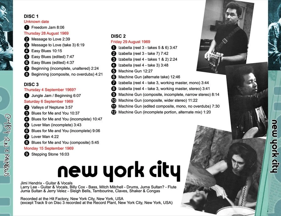 JIMI HENDRIX / NEW YORK CITY. 3xCD Foto 2 de 2