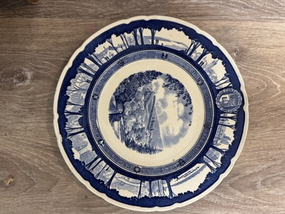 Rare 1933 Wedgwood Plate Cornell University - Willard Straight Hall 