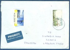 GERMANY POSTAL USED AIRMAIL COVER TO PAKISTAN
