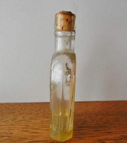 Antike Great Seal Rizinusöl Korken Flasche Original Etikett Newark Ohio - Bild 6 von 7
