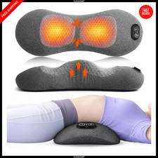 3 In 1 Electric Lumbar Support Pillow Smooth Spine Triple Fusion Back Massager