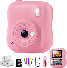 Instant Print Camera for Kids,Christmas Birthday Gifts for 3 4 5 6 7 8 9 10 11 1