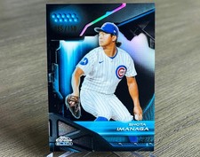 2026 Topps Chrome Black SHOTA IMANAGA🔥/150 TRUE Blue Refractor ~ Chicago Cubs