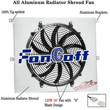Aluminum Shroud Fan For 1953-1956 1955 Ford F100 F250 F350 3.5l 3.6l At Cc5356