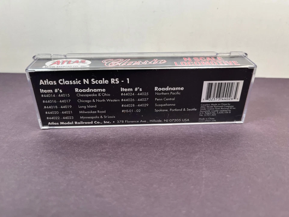 Atlas N Scale Train Locomotive Engine 44026 RS - 1 Penn Central 9915 - Image 2 of 4