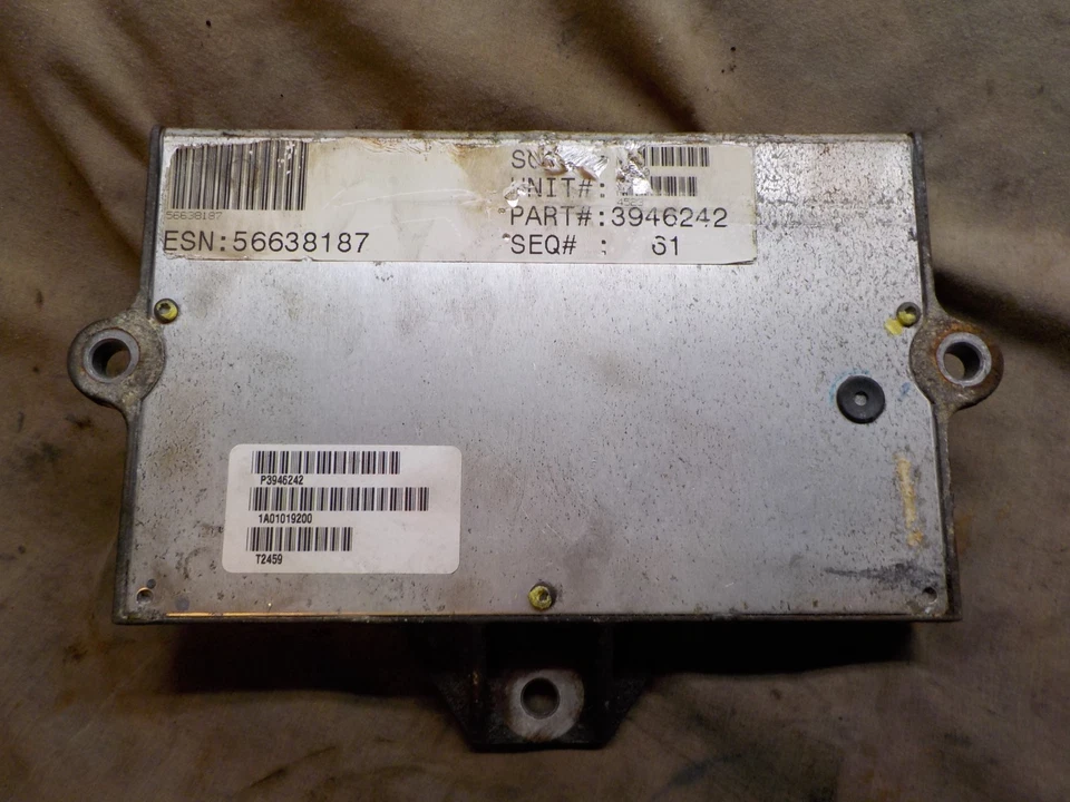 00 2000 Dodge Ram 2500 5.9 diésel ECM motor módulo de control ordenador 3946242 Foto 2 de 3