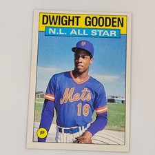 Dwight Gooden Mets 1986 Topps #709 N.L. All Star Baseball Card