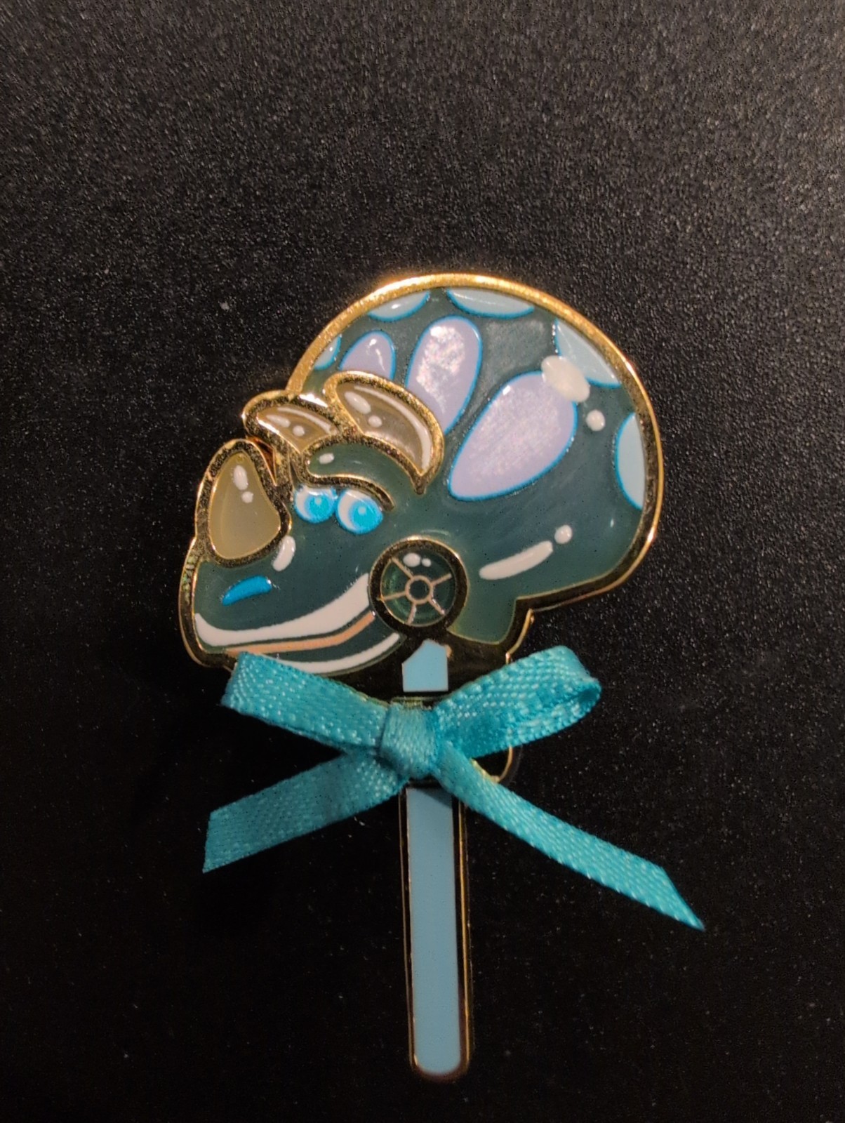 Trixie Stained Glass Disney Pixar Toy Story Character Lollipops Pin with Bow