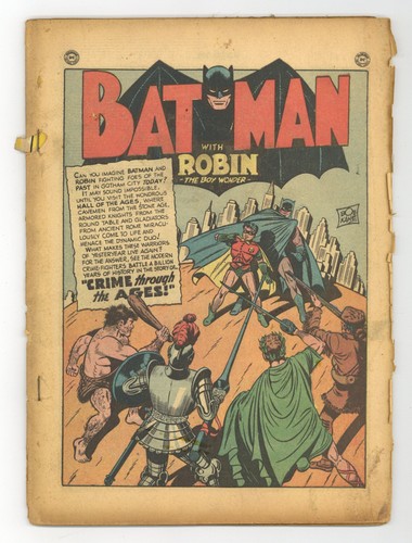 Batman #60 Coverless 0.3 1950