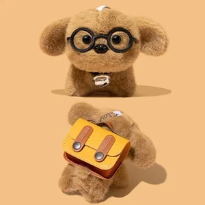 Pour AirPods 1 2 3 4 Pro 2 Pro 3 Kawaii Ins doux Teddy Dog étui de protection souple