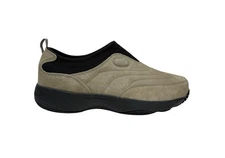 Propet Men's Wash & Wear Slip-On II Taupe Suede Size 10 W
