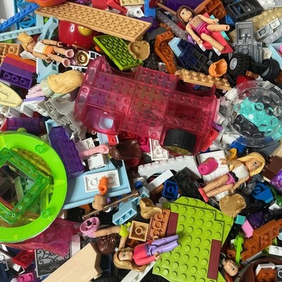 2.5+ Pound Bulk Lot Of Random Mega Bloks & Unbranded Bricks, Pieces, & Parts