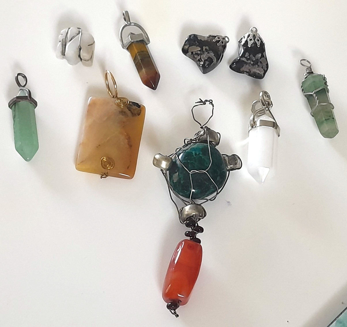 ARTISAN HANDMADE ASSORTED MULTI-COLOR NATURAL STO… - image 5