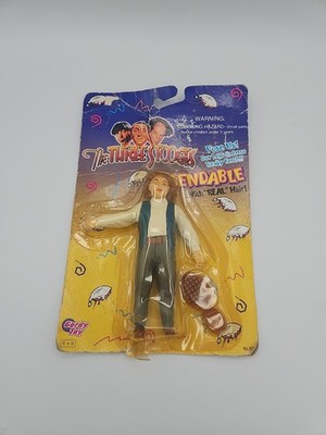 Vintage 1996 Gordy Toy The Three Stooges Bendable LARRY Figure NEW