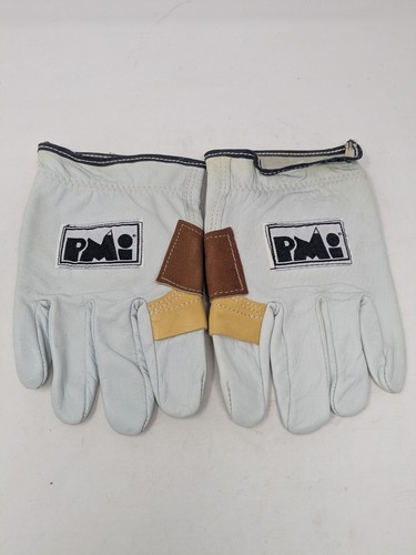 Vintage 90s PMI Lightweight Size XL Leather Rappel Belaying Climbing Gloves NEW - Picture 2 of 5