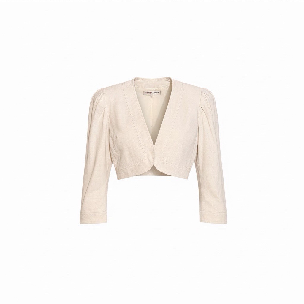 Yves Saint Laurent Rive Gauche 1970s Vintage White Women's Long