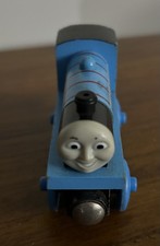 Edward - Thomas Friends Wooden Train Tank Engine And Trex Wagon Pre-owned