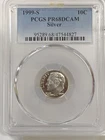 1999-S Roosevelt Silver Dime PCGS PR-68 DCAM