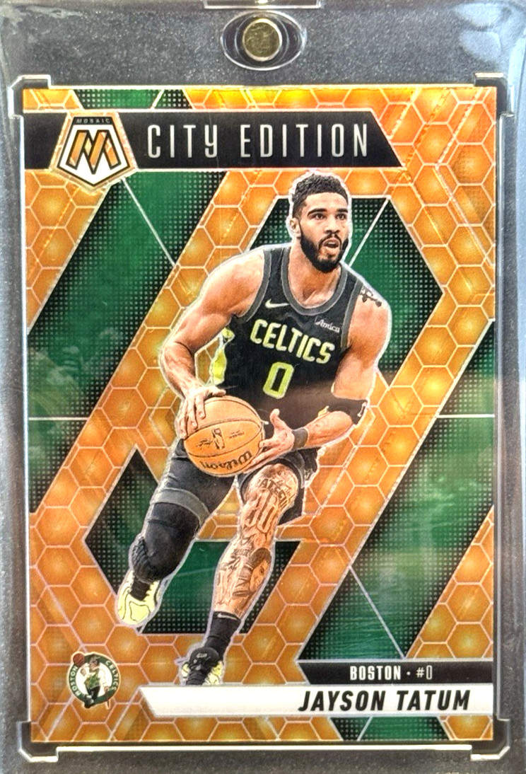 JAYSON TATUM - 2024-25 Panini Mosaic City Edition #287 Honeycomb CASE HIT! RARE!