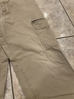 Mens 34X30 Dickies LP337DS Beige Khaki Occupational Cargo Work pants Distressed — photo 10