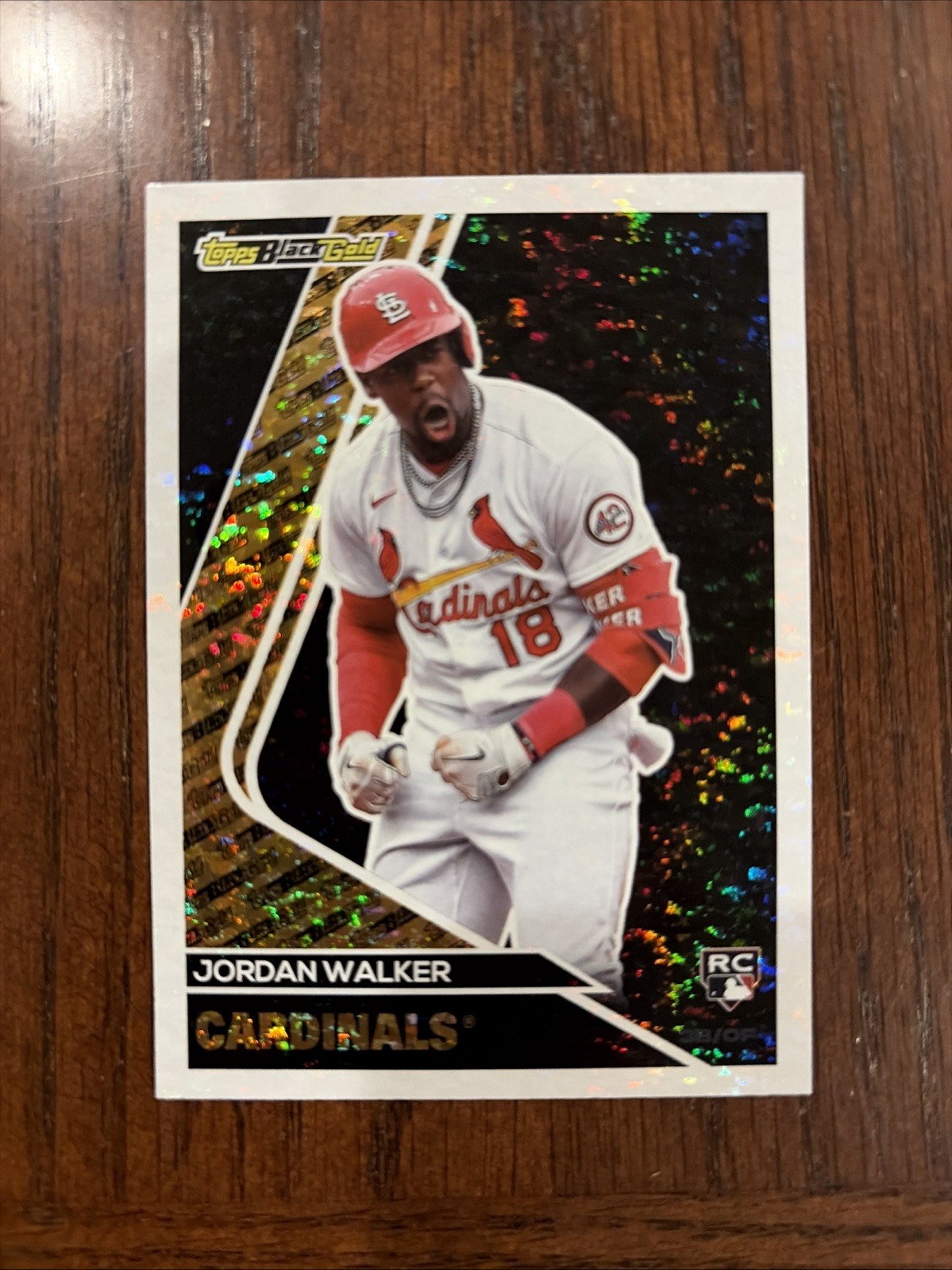JORDAN WALKER 2023 Topps Update #BG-29 BLACK GOLD Rookie RC St. Louis Cardinals