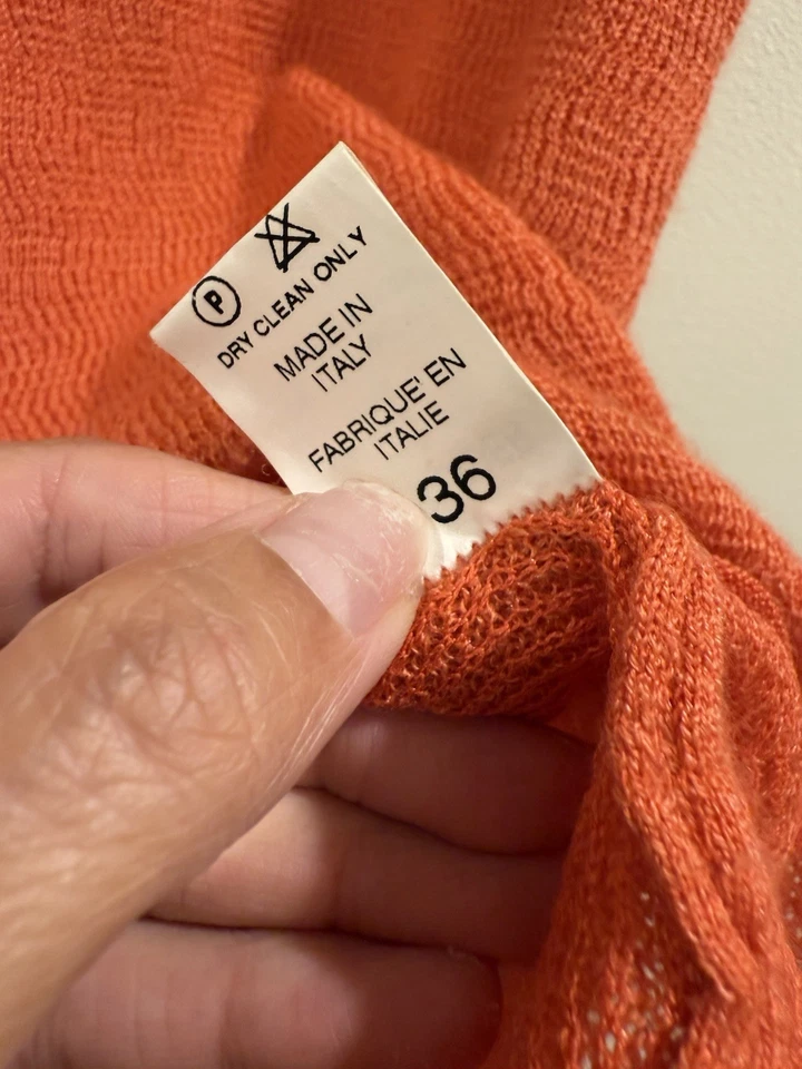 jil sander 真丝羊绒背心衬衫上衣 36  — 第 4/4 张图片