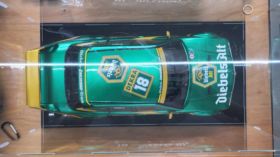 TAMIYA TT01-E 1/10 Mercedes 190E  Evo.II  Zakspeed Diebels Alt 58638 + Vitrine! - Bild 3 von 4